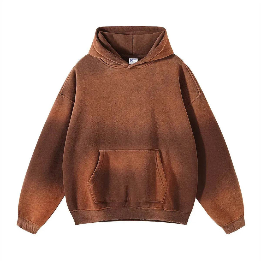 Fall Winter High Street Velvet Padded Thickened Hoodie sweatshirt for men - EX-STOCK Canada