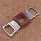 Creative Stainless Steel Thickened Wood Inlaid Cigar Cutter - EX-STOCK CANADA