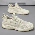 Breathable Flying Mesh Sports Shoes Casual Lightweight Lace-up Sneakers For Men - EX-STOCK Canada