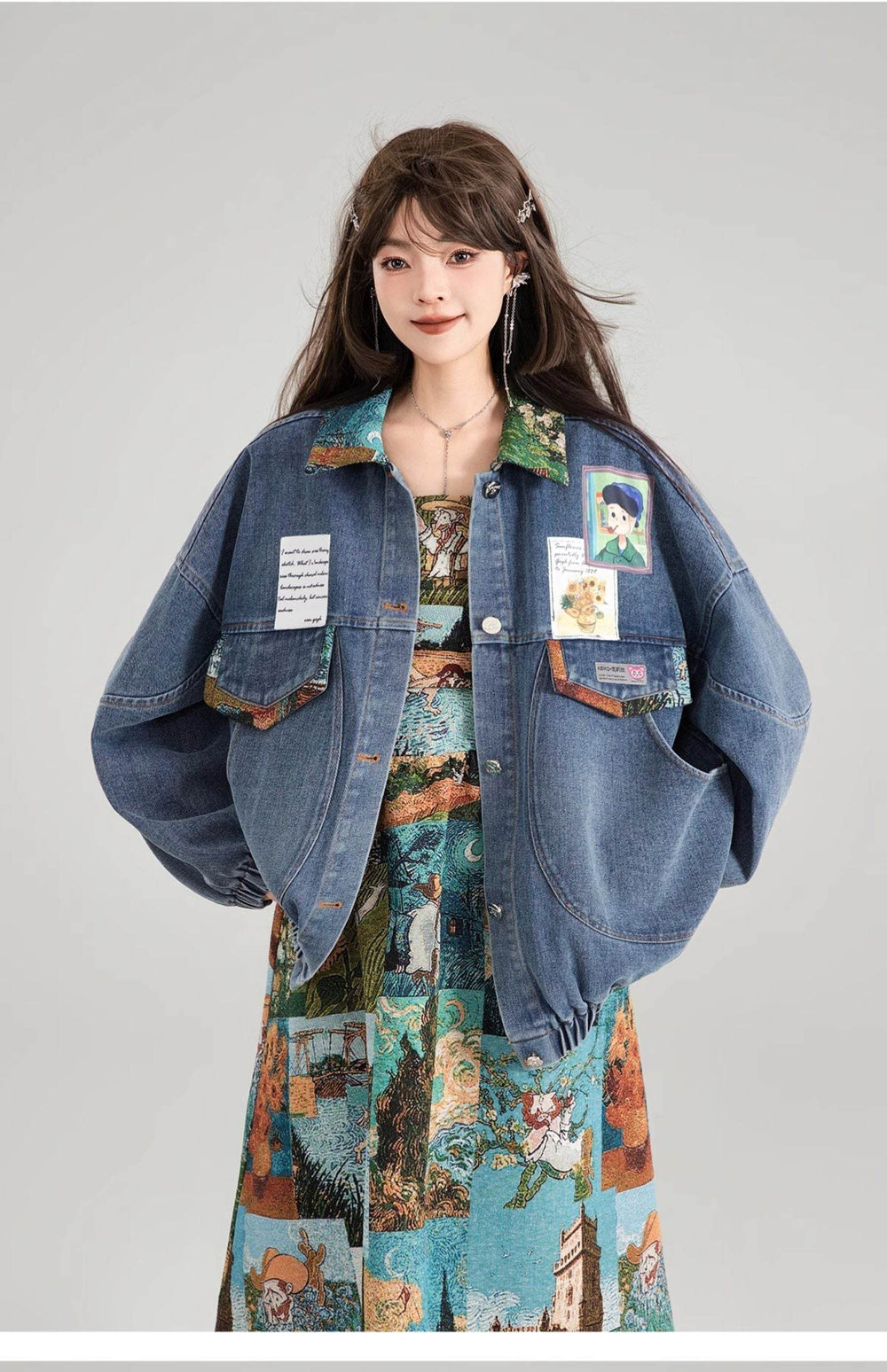 Artistic Denim Jacket For Women EX-STOCK Canada 