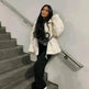 New Fashion Loose Anti-cashmere Hooded Zipper Huge Fleece Winter Jacket - EX-STOCK CANADA