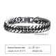 Stainless Steel Men's Ornament Vintage Cuban Link Chain Bracelet - EX-STOCK CANADA