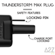 Chargeur CCS1 pour Cybertruck | DC | Certifié UL2252/CSA-C22.2 | Le Thunderstorm Max Plug 