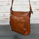 MET Flower Embossed Leather Crossbody Bag 
