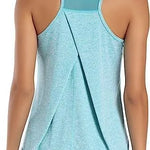 I-shaped Vest Mesh Yoga Sports Running Vest Sleeveless Workout Clothes - EX-STOCK CANADA
