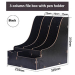 Minimalist Wooden Desk Organizer Office Table Organizer - EX-STOCK Canada