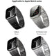 Replaceable Magnetic Metai Chain Watch Strap Suitable for iwatch - EX-STOCK Canada