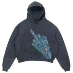 Men Skull Gothic Vintage Hoodie Sweatshirt Pullover top - EX-STOCK CANADA