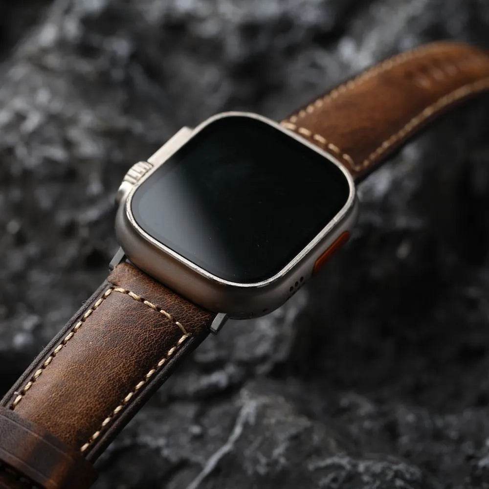 Pure Cowhide Strap Retro Style Watch Bracelet - EX-STOCK Canada