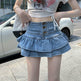 Hot Girl Pure Mini Denim Skirt Women's Summer Jeans Skirt - EX-STOCK Canada