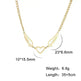 Hollow Heart Angel Wing Necklace - EX-STOCK CANADA