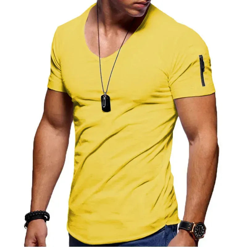 Men's Short Sleeve Cotton Casual Polo T shirt - EX-STOCK CANADA