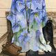 Summer Loose blouse Round Neck Short Sleeve Cotton And Linen Top For Women - EX-STOCK CANADA