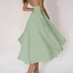 Charming V-neck Suspender Dress Summer Fashion A-Line Long Dresses For Women Sleeveless Skater Dress for Wedding cocktail evening  dinner party events - EX-STOCK CANADA