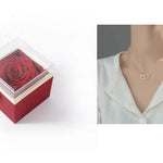 Fashion Acrylic Rotating Valentine Rose Jewelry gift Box - EX-STOCK Canada