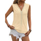 Summer Sleeveless Lace Blouse Tops Women V-neck top - EX-STOCK Canada