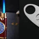 New Lighter With Electric Watch Rocker Arm Automatic Ignition Straight Blue Flame Lighter Creative Real Dial Inflatable Windproof Cigar Lighter Men's Watch Gift - EX-STOCK Canada
