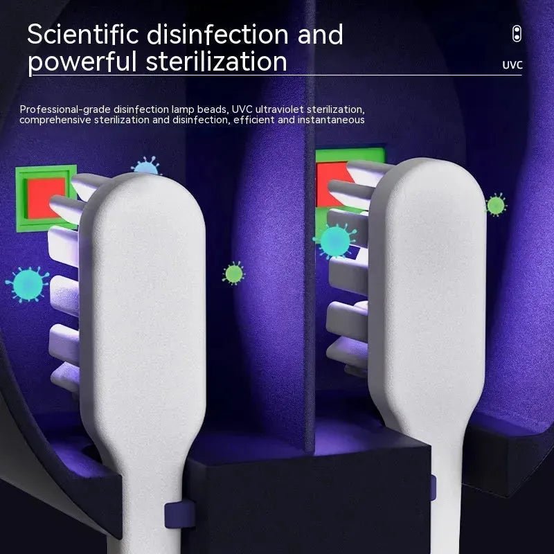 Tooth Brush Holder Sanitizer Uv Toothbrush Sanitizer Toothpaste Accessories Portable Toothbrush Sterilizer Portable Disinfectant - EX-STOCK CANADA