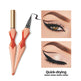 Eyeliner pen with close-up of eye makeup application and 'Quick-drying' text.