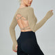 Quick Drying Clothes Outdoor Long Sleeve Cross Beauty Back Workout Clothes Sports Top - EX-STOCK CANADA