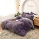 Mink Velvet Four Piece Set Long Plush Crystal Velvet Duvet Cover EX-STOCK Canada 