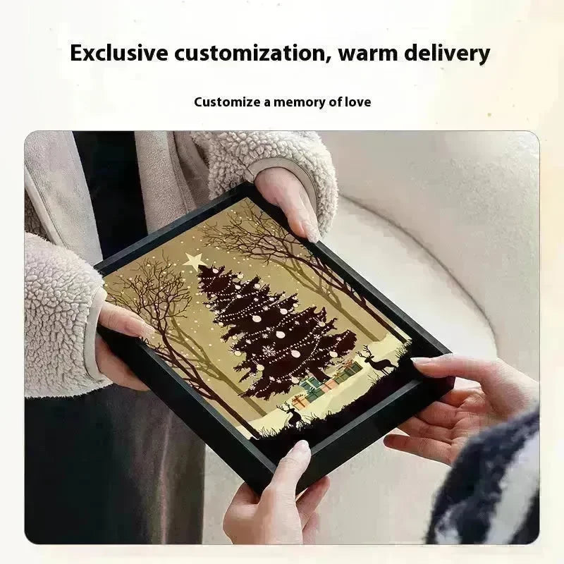 2024 New Luminous Christmas Tree Painting decorations Bluetooth Speaker integrated Gift Ideas - EX-STOCK CANADA