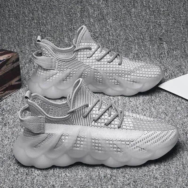 Fashion Sneakers With Wave Sole Cool Sports Shoes Men - EX-STOCK Canada