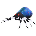 5Ft Long Halloween Giant Scary Spider LED Lighted Airblown Inflatable Lawn Decoration Holiday Season Garden Decor EX-STOCK Canada 