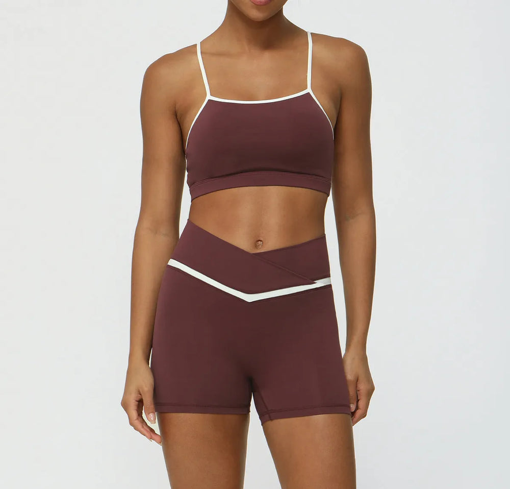 Workout Clothes for Women Running Yoga Outfit Set 2pcs - EX-STOCK CANADA