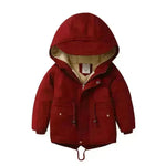 Children Cashmere Hoodie Windproof Winter jacket kids - EX-STOCK CANADA