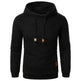 Men's Jacquard Sweatshirt Long-sleeved Hoodie Warm Color  Sports Pullover Top - EX-STOCK CANADA