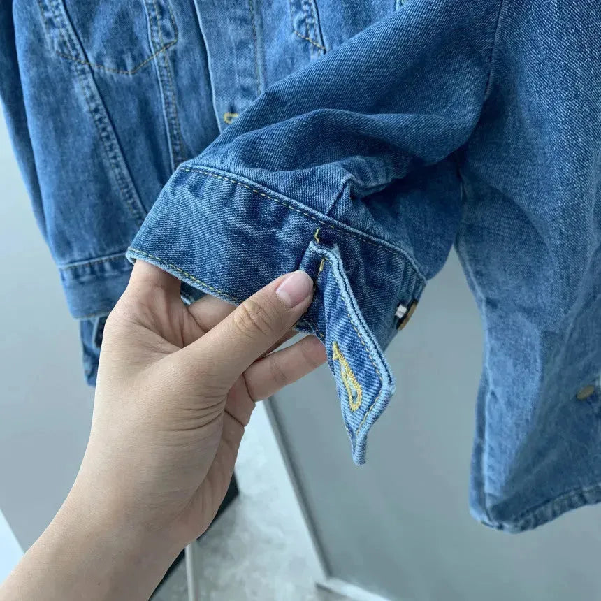 Design Loose Denim Jacket For Women - EX-STOCK CANADA