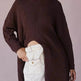 Stylish Cashmere Pullover Front Split Winter Tunic tops for Women - EX-STOCK Canada