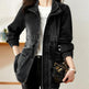 Fashion formal fitted  Zip up Denim Jacket Women - EX-STOCK CANADA