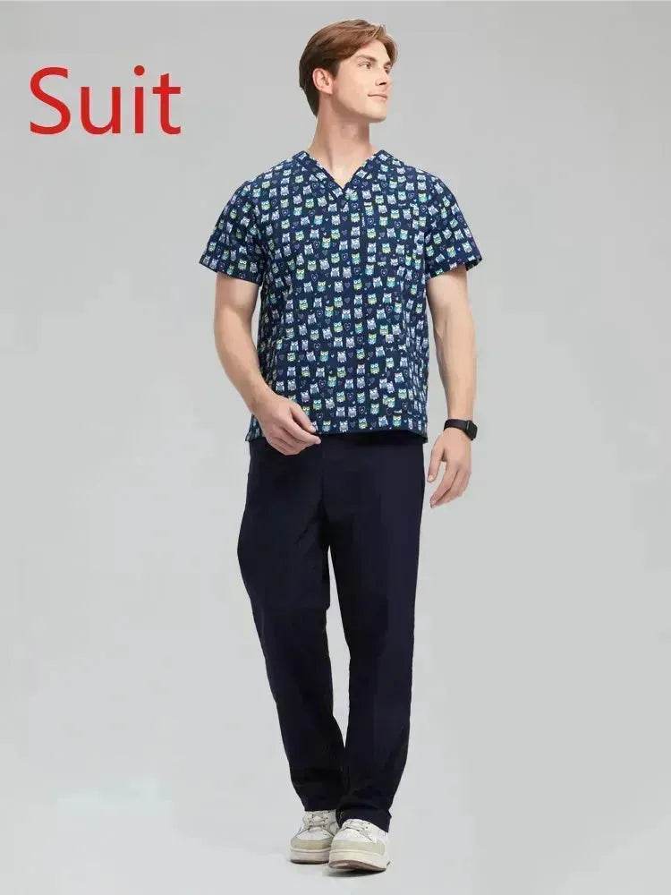 Surgical Gown Disposable Protective Pet Hospital Clothing Nurse Uniform Polyester Cotton - EX-STOCK Canada