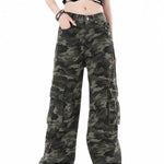 Camouflage Multi Pocket Workwear Baggy Jeans Pant For Men And Women Lazy High Street Straight Tube - EX-STOCK Canada