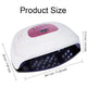 Séchoir à ongles lampe LED UV 57 LEDs Séchage rapide Vernis gel Lampe pour manucure gel avec détecteur de mouvement et écran LCDEX-STOCK Canada 