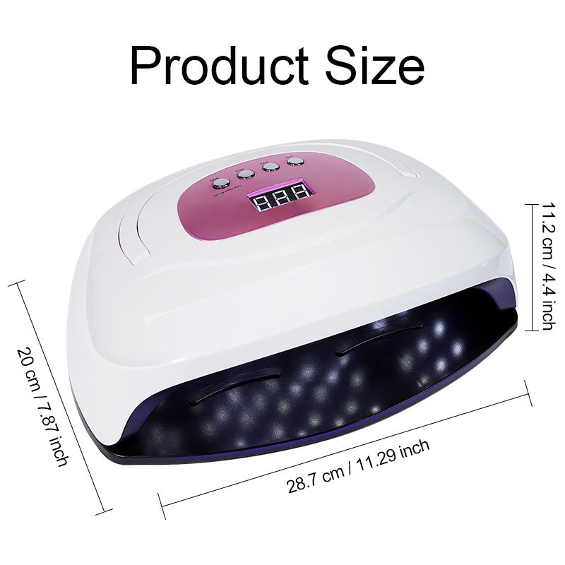 LED UV Lamp Nail Dryer 57 PCS LEDs Fast Drying Nail Gel Polish Manicure Gel Lamp With Motion Sensing LCD Display EX-STOCK Canada 