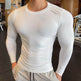 Muscle Fitted Elastic Long sleeve Running Workout Gym T-shirt for men - EX-STOCK Canada