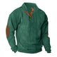 Corduroy Casual Stand Collar Long-sleeved Sweater men - EX-STOCK CANADA