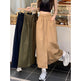 Women's front slit Washed Cotton Midi Cargo Skirt - EX-STOCK Canada