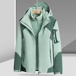 Three-in-one Removable Liner With Velvet Thickening Windproof Waterproof Jacket - EX-STOCK Canada