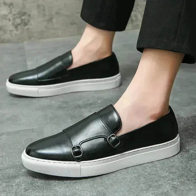 Fashion Loafers Men's Casual Slip-on Flats Shoes Formal Business Office Meeting Shoe for Men - EX-STOCK Canada