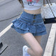 Hot Girl Pure Mini Denim Skirt Women's Summer Jeans Skirt - EX-STOCK Canada