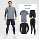 Sports Suit Gym Tights Quick-drying Morning And Night Running Workout Clothes - EX-STOCK CANADA