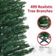 7' PVC Slim Pencil Artificial Christmas Tree 390 Branch Tips EX-STOCK Canada 
