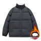 Men's Autumn And Winter Fleece-lined Thick Cotton-padded Puffer Coat - EX-STOCK Canada