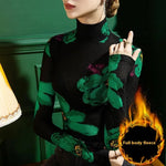 Elegant Women Slim fit Mock neck top ladies turtle neck tops - EX-STOCK CANADA