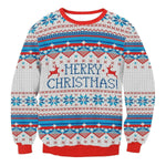 Autumn Winter Fashion Ugly Christmas Sweater Santa Elf Funny Pullover Womens Mens Print Sweaters Tops Clothing - EX-STOCK Canada