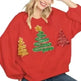 Women's Christmas Tree Casual Pullover Long Sleeve Sweater EX-STOCK Canada 